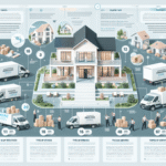 Professional infographic image showing villa moving cost overview and relocation services in Abu Dhabi